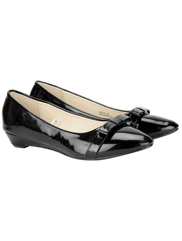 Forever Glam By Pantaloons Bellies For Women Black