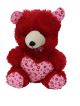 Cute soft teddy bear with heart 