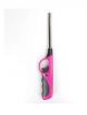  Gas Lighter Adjustable Flame & Gas Refillable Gun Style Lighter Use for Kitchen-Pink