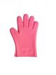 Multipurpose Silicone Anti-scald Glove Microwave Oven Mitts Pot Holder Heat Proof Resistant Cooking Baking Hand Safety Gloves -1 Piece PINK