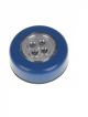 Round black and white 3 LED  stick tap touch lamp LED Front Light  (Blue)