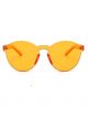 Rim less, Yellow colour UV protection sunglasses 