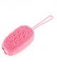 Silicone Bubble Bath SPA Super Soft Body Scrubbing Brush-PINK