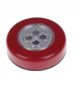 Round black and white 3 LED  stick tap touch lamp LED Front Light  (Red)