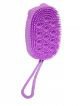 Silicone Bubble Bath SPA Super Soft Body Scrubbing Brush-PURPLE