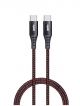 i-Ball Type C to Type C Braided charging cable speed 100W 1.5M length