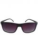 Black dual shade color Wrap around Rectangle sunglasses   