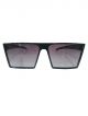 Black dual shade color square sunglasses  