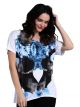 GAS Printed Women Round Neck Multicolor T-Shirt