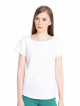 United Colors Of Benetton Casual Short Sleeve Solid Women White Top