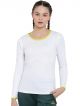 ALCIS Casual Full Sleeve Solid Women White Top