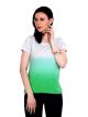 United colors of Benetton Casual Short Sleeve Solid Women Green, Grey Top
