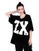 adidas Originals Women's ZX Graphic Letter Print T-Shirt