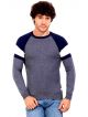 United Colors of Benetton Solid Round Neck Men Blue Sweater