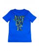 Nike Boys Printed Polycotton T Shirt (Blue)