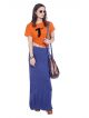 Mid-Rise Maxi Skirt with Side Slit (Small Size)