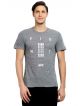 REEBOK Printed Men Round Neck Grey T-Shirt
