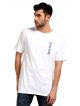 Quiksilver Shattered White T- Shirts Sz Medium