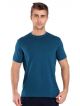 JOCKEY Solid Men Round Neck Dark Blue T-Shirt