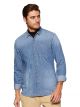 Lee Men's Solid Slim Fit Casual Shirt