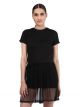 Provogue Women T Shirt Black Dress