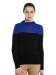 United Colors of Benetton Solid Boat Neck Casual Women Blue Sweater
