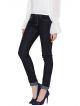 PEPE JEANS Women Navy Frisky Fit Mid-Rise Clean Look Stretchable Jeans