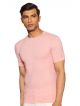 United Colors of Benetton Men Round Neck Pink T-Shirt