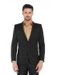 Raymond Solid Single Breasted Formal Men Blazer  (Black ,CHEST SIZE 40 inch)