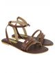 Remanika Women Brown Flats Sandal