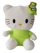 Cute fluffy Hello Kitty soft toy( Green)