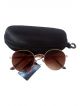 UV Protective Sunglasses twin shaded with golden frame