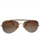 UV Protection Sunglasses with golden frame