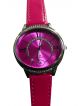 Women wrist watch with Pink  dial case