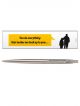 Parker Classic Stainless Steel CT with Dad Quote-7 Ball Pen