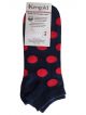 World class designer polka dot socks