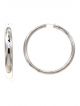 Silver color Fashion Party Wear Hoop 6 cm Earrings for Girls and Women 