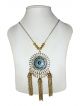 ARTIFICIAL GOLDEN COLOR AFGANI STYLE NECKLACE
