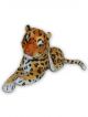 Stuffed soft plush toy sitting Leopard toy 