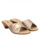Bata Women Beige Heels Sandal