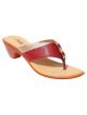 Bata Women Red Flats Sandal