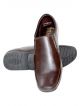 Action Men's Formal Loafers Slip On Shoes dark brown