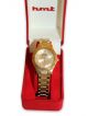 HMT Watch for Women with Golden Dial case & Golden Stainless Steel Chain 