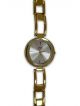 HMT Watch for Women with Silver Dial case & Golden Stainless Steel Chain 