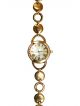 HMT Watch for Women with Golden Dial case & Golden Stainless Steel Chain 
