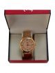 HMT Watch for Men with copper Dial case Stainless Steel copper color Chain 