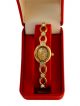 HMT Watch for Women with Golden Dial case and golden color Stainless Steel Chain 