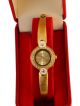 HMT Watch for Women with Golden Dial case and golden color Stainless Steel Chain 