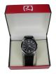 HMT wrist watch for men with black color Strap and black dial case