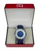 HMT wrist watch for men with blue color Strap and blue color dial case 